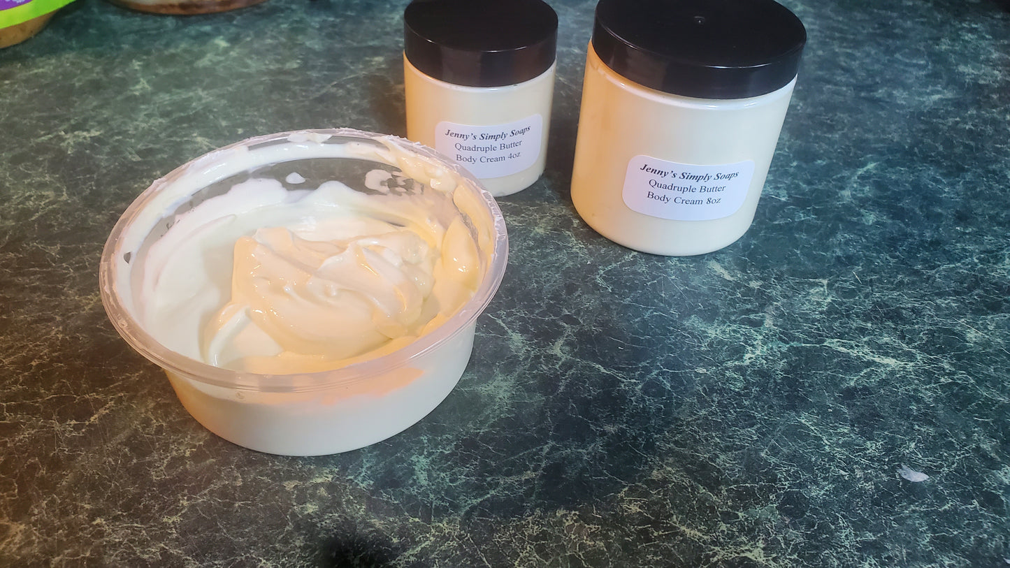 Triple body butter in marshmallow vanilla musk 4oz